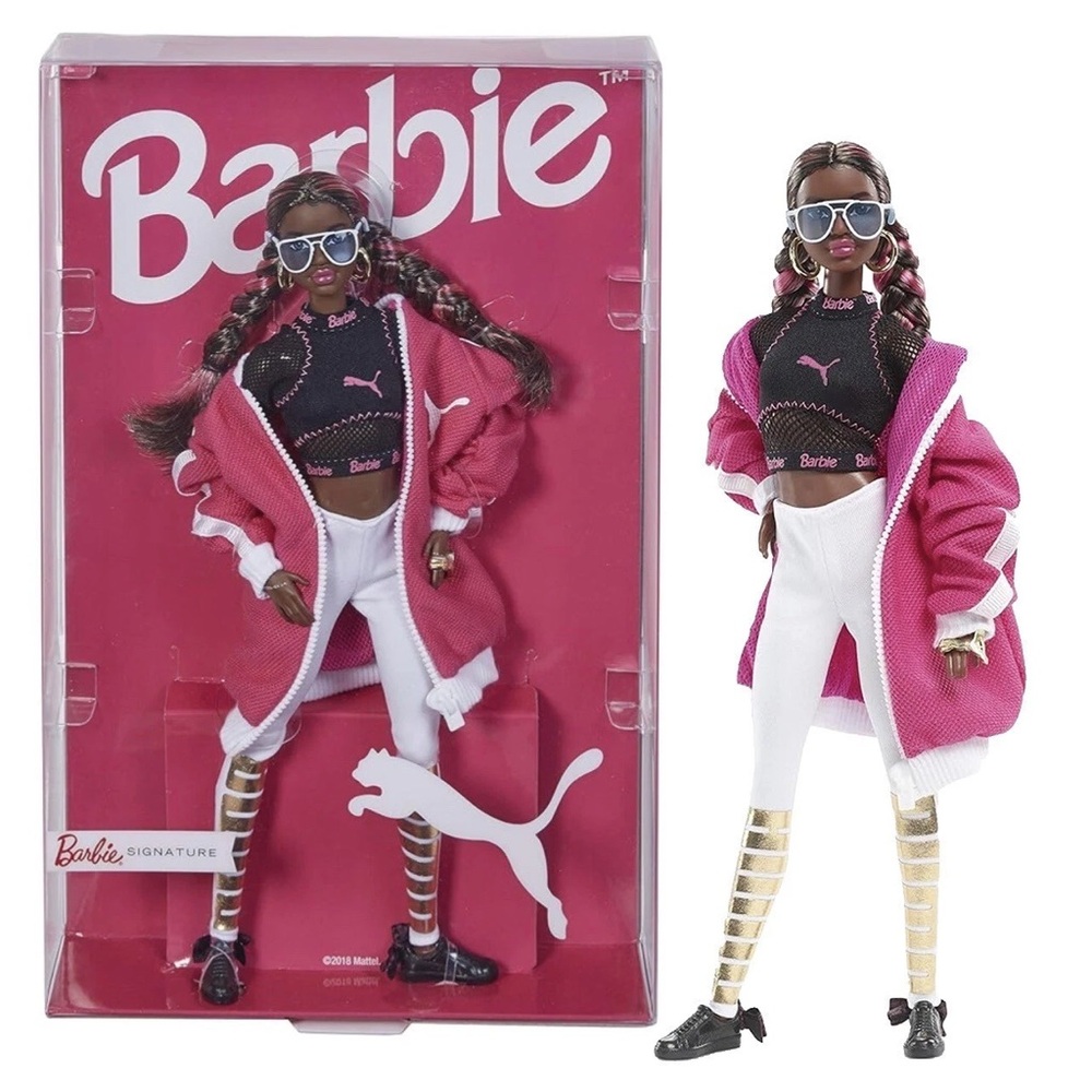 🌷SOLD🌷 Barbie Signature Doll in Pink and White with Gold Details
